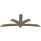 Ekena Millwork Davenport Rough Sawn Timber Gable Bracket, Douglas Fir, 84"W x 35"H x 2"D x 6"F, 10/12 Pitch GBW084X35X0206DAV00RDF - alternate 4